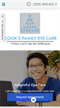 Mobile Screenshot of cooksfamilyeyecare.com